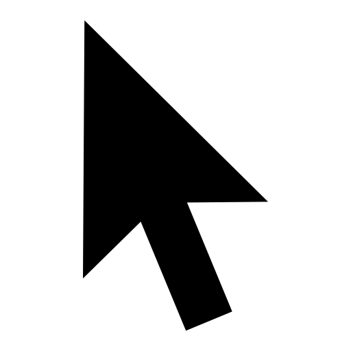 Arrow cursor icon, SVG and PNG | Game-icons.net