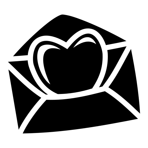 Download Love letter icon, SVG and PNG | Game-icons.net