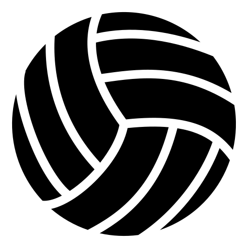 Volleyball ball icon, SVG and PNG | Game-icons.net