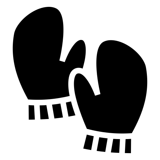 Download Winter gloves icon, SVG and PNG | Game-icons.net