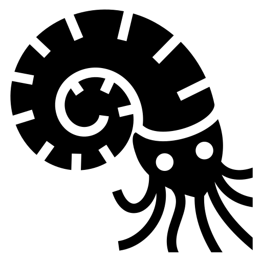 Ammonite icon, SVG and PNG | Game-icons.net