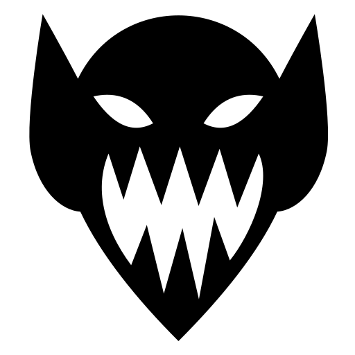 Imp laugh icon, SVG and PNG | Game-icons.net