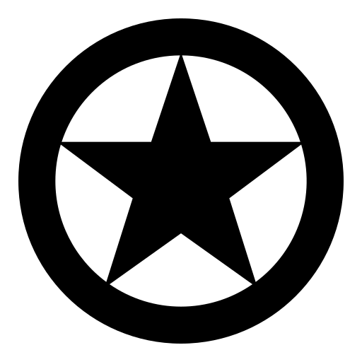 Allied star icon, SVG and PNG | Game-icons.net