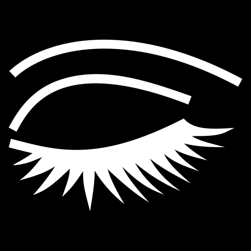 Eyelashes icon | Game-icons.net