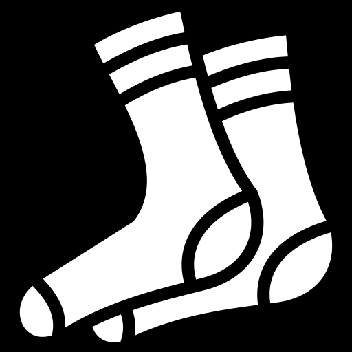 Socks icon, SVG and PNG | Game-icons.net