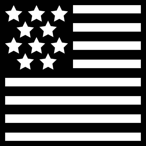Download USA flag icon, SVG and PNG | Game-icons.net