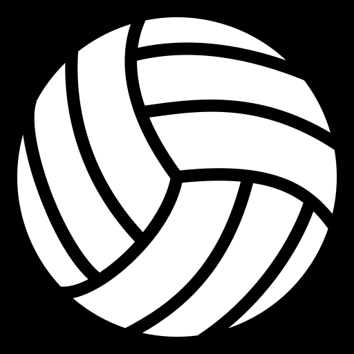 Volleyball ball icon, SVG and PNG | Game-icons.net