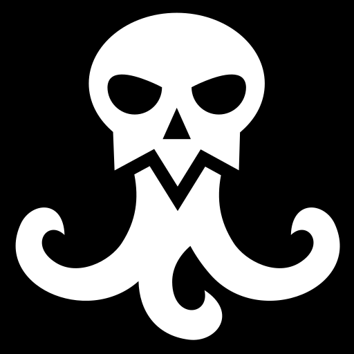 Tentacles skull icon, SVG and PNG | Game-icons.net