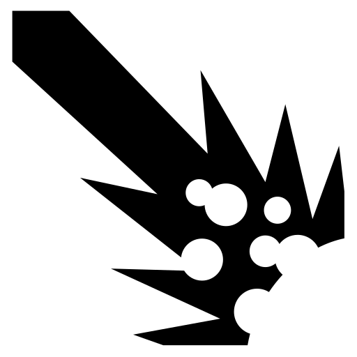 Bubbling beam icon | Game-icons.net
