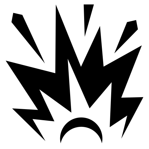 Mine explosion icon | Game-icons.net