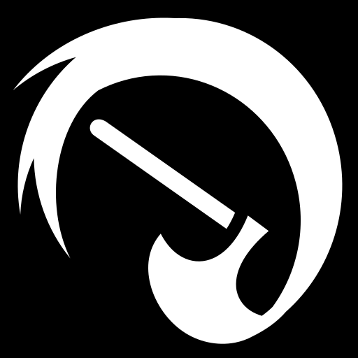 Axe swing icon | Game-icons.net