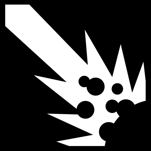 Bubbling beam icon | Game-icons.net