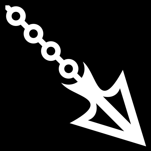 Harpoon chain icon | Game-icons.net