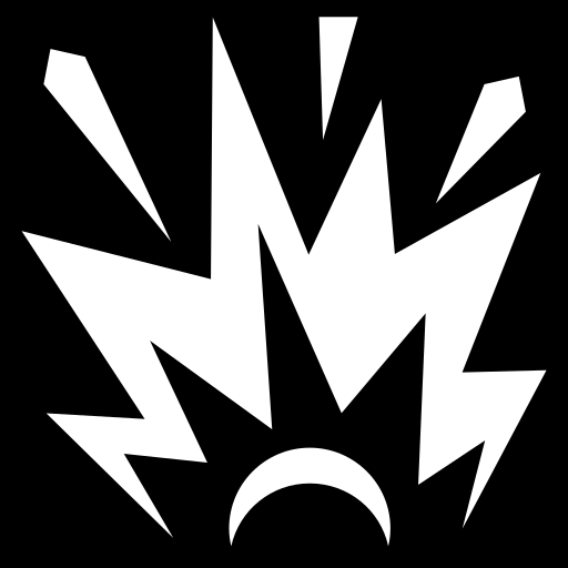 Mine explosion icon | Game-icons.net