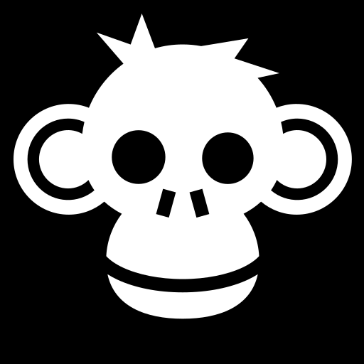 Monkey icon  Game-icons.net