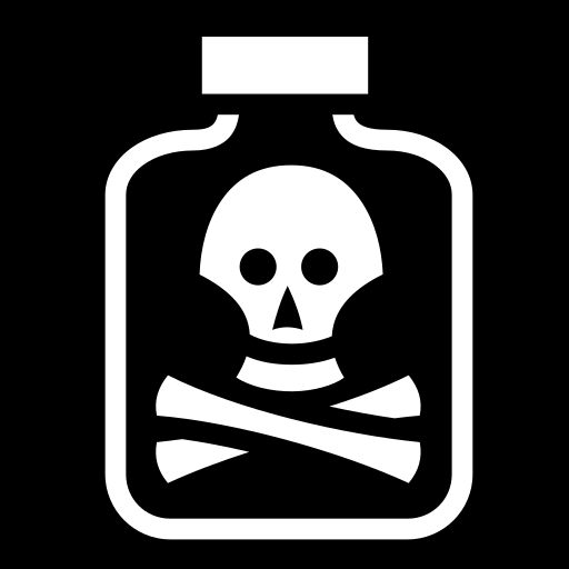 Poison bottle icon | Game-icons.net