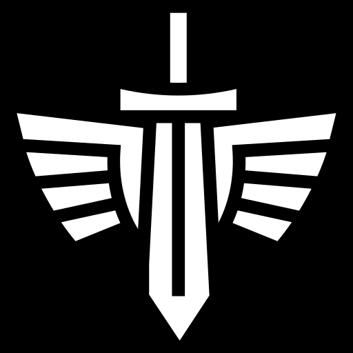 Winged sword icon | Game-icons.net