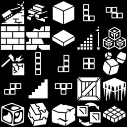 Block icons montage