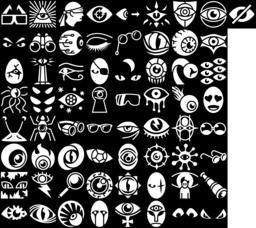 Eye icons montage