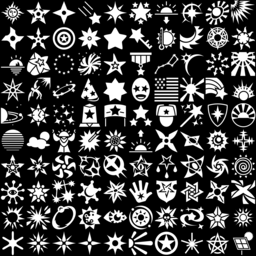 100 Star & Sun icons, SVG and PNG | Game-icons.net