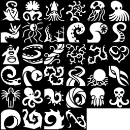 Tentacle icons montage